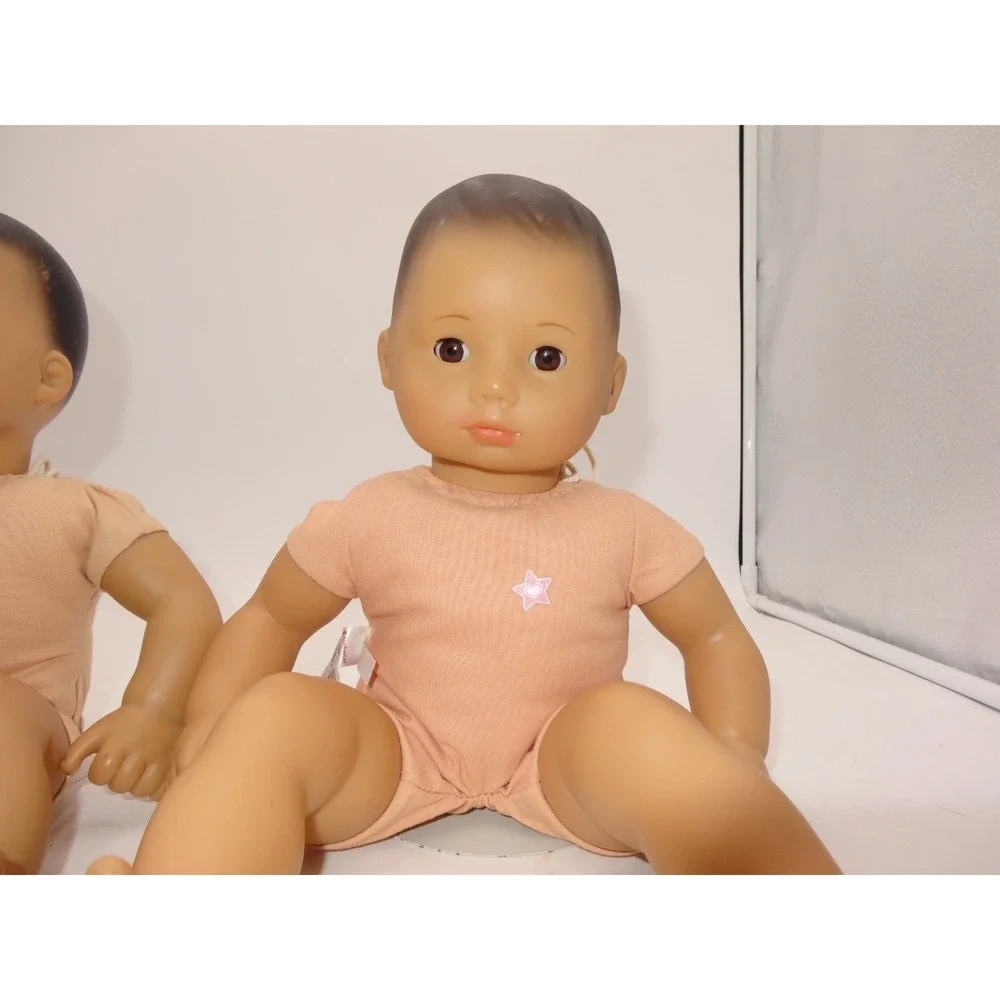 American Girl Pleasant Company Bitty Baby Brown Molded Hair Pajamas and Bitty Ba